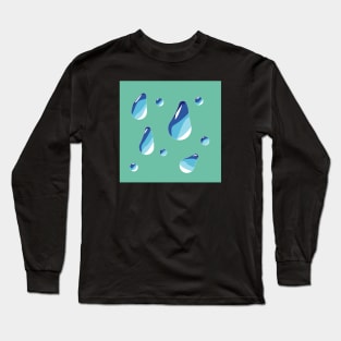 water drops Long Sleeve T-Shirt